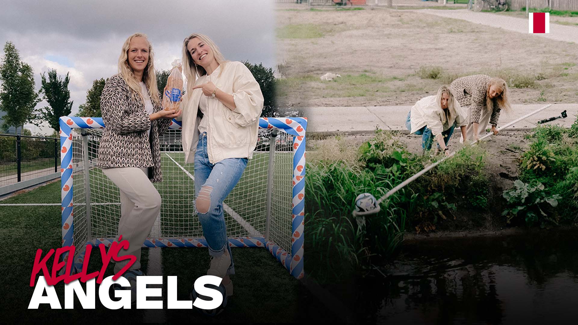 Kelly's Angels | Fries footgolf met Tiny Hoekstra