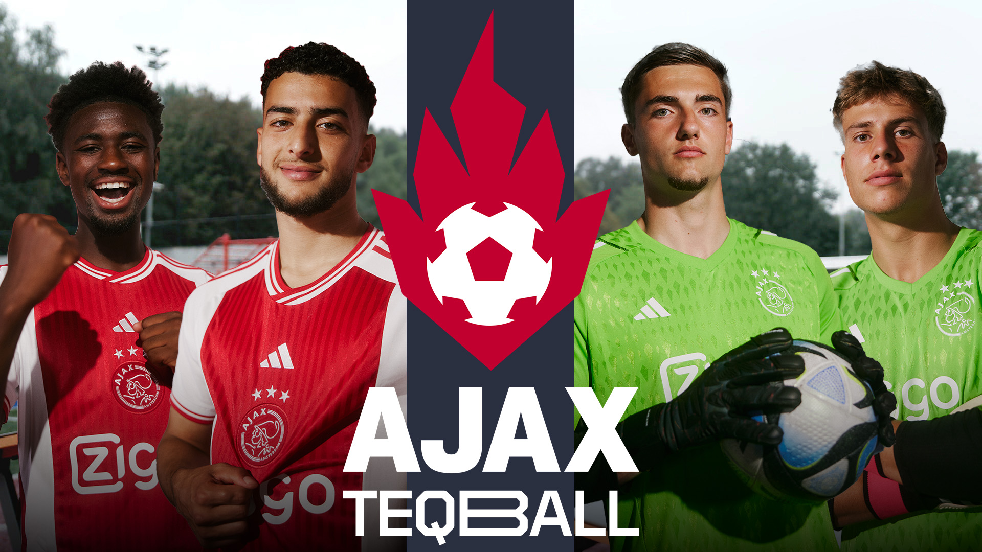 Teqball Tournament Jong Ajax | Kalokoh en Agougil vs Kremers en De Graaff: 'Wat doe ik?!'