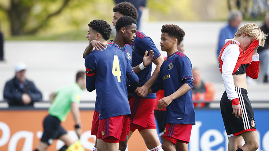Feyenoord Ajaxo18 Blijdschap Na 1 2 880
