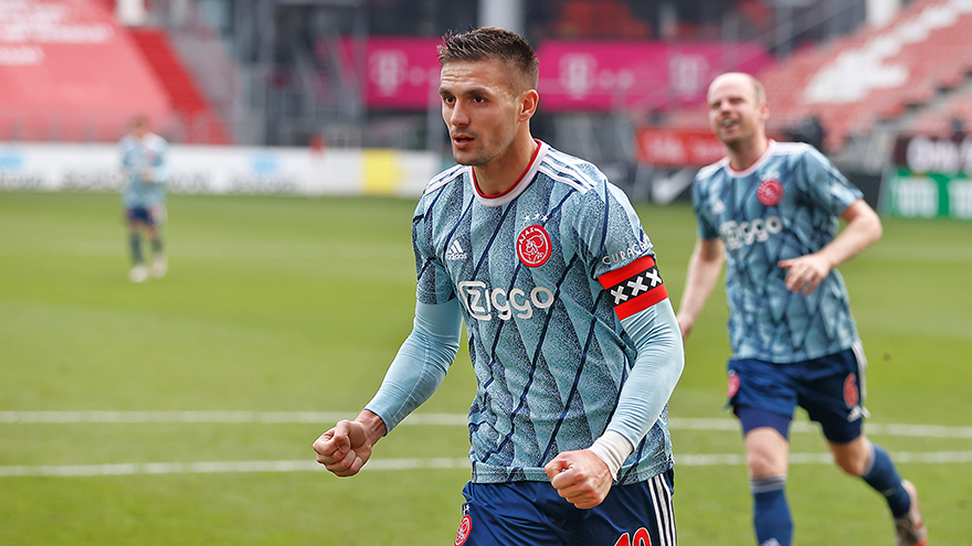 Tadic is de clubtopscorer na de eerste seizoenshelft: negen treffers.