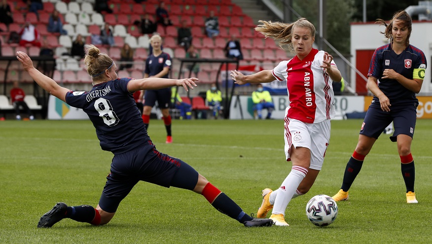 Victoria Pelova speelde een sterke partij en stond aan de basis van de 2-1.